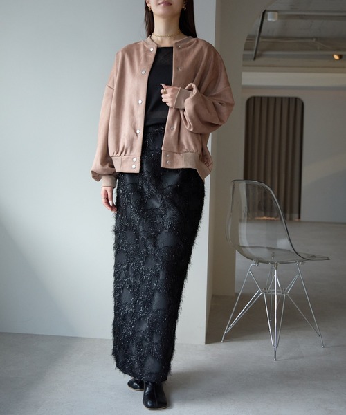 Fizz（フィズ）の「スウェードポンチスタジャン（スタジャン・レディース・アイボリー/グレイッシュベージュ/ピンクベージュ/グレイッシュブルー/チャコール/ブラック/モカ/スミクロ/ライトグリーン・M/L）」の16枚目の写真