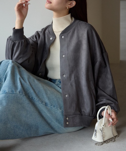 セール】スウェードポンチスタジャン（スタジャン）｜Fizz（フィズ）の