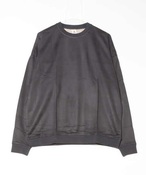 INNOCENT（イノセント）の「スエードタッチドルマンプルオーバー（Tシャツ/カットソー・メンズ・グレー/サックスブルー/スミクロ・MEDIUM/LARGE）」の2枚目の写真