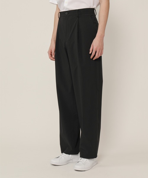 KASHIYAMA（カシヤマ）の「＜ウォッシャブル＞強撥水4WAYストレッチ1タックワイドパンツ（その他パンツ・メンズ・ブラック/ネイビー/ブラウン/カーキ・マルチサイズ）」の8枚目の写真