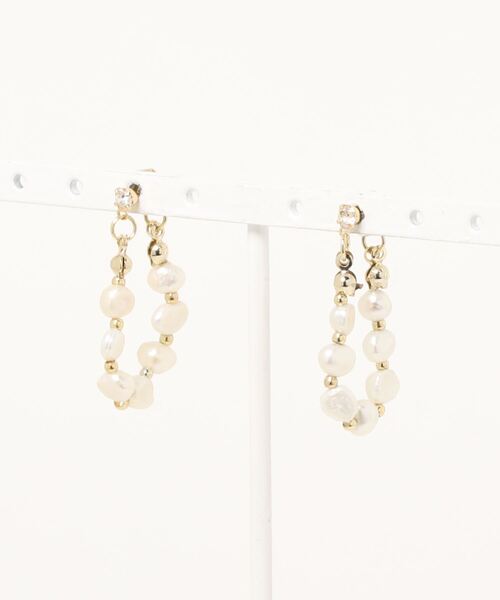 JUMELLE（ジュメロ）の「グラスピアス（ピアス（両耳用）・レディース・ゴールド・FREE）」の9枚目の写真