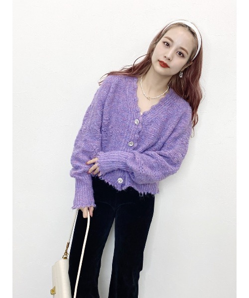 JUMELLE（ジュメロ）の「グラスピアス（ピアス（両耳用）・レディース・ゴールド・FREE）」の5枚目の写真