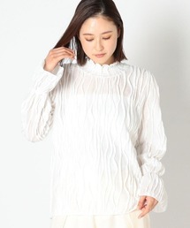 UNRELISH（アンレリッシュ）の「ウェーブプリーツハイネックブラウス（シャツ/ブラウス）」