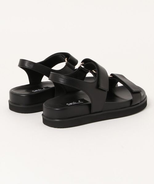 agnes b.(アニエスベー)の「ベルクロストラップフットベッドサンダル(サンダル・レディース・ブラック/ネイビー/グレー・23.0cm/24.5cm/23.5cm/24.0cm/22.5cm)」の5枚目の写真