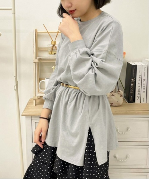 apres jour(アプレジュール)の「MILKロンT【ZOZOTOWN限定アイテム】(Tシャツ/カットソー・レディース・オフホワイト/サックスブルー/オレンジ/ミント/モカ/ラベンダー/ライトピンク・X-LARGE/フリー)」の11枚目の写真