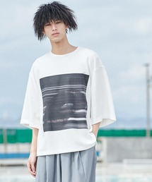 act'm | アートフォトプリント ビッグシルエット半袖Tシャツ(Tシャツ/カットソー)