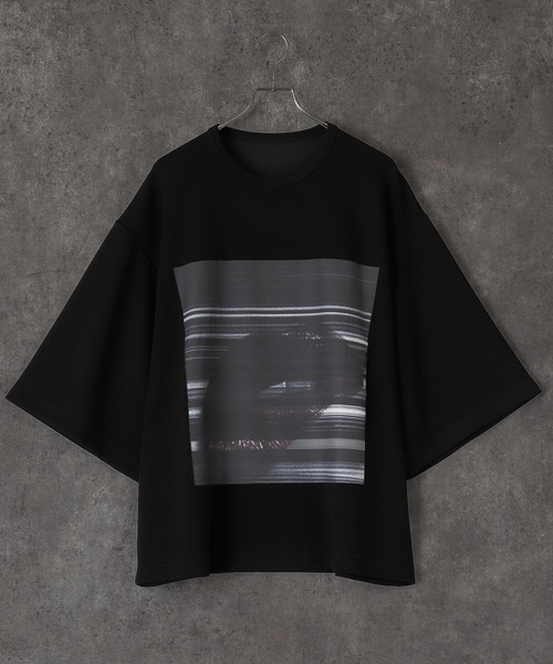 act'm(アクトム)の「アートフォトプリント ビッグシルエット半袖Tシャツ(Tシャツ/カットソー・メンズ・ホワイト/ブラック・S/M/L)」の13枚目の写真