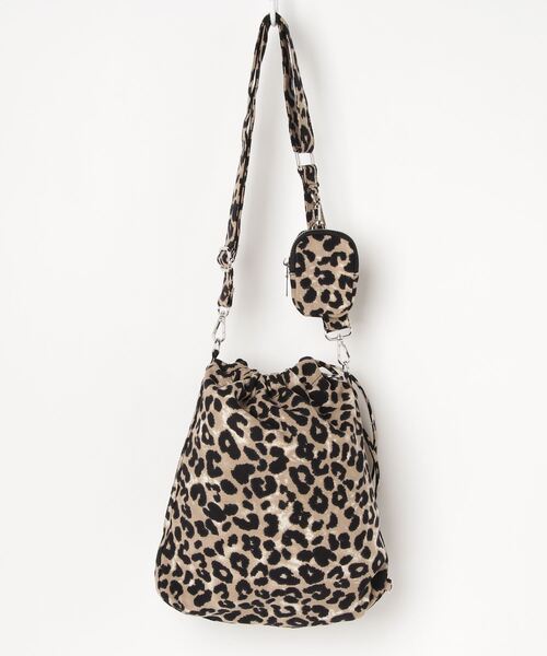 atmos pink(アトモスピンク)の「atmos pink アニマル ショルダーバッグ(ショルダーバッグ・レディース・ベージュ/ブラウン・FREE)」の7枚目の写真