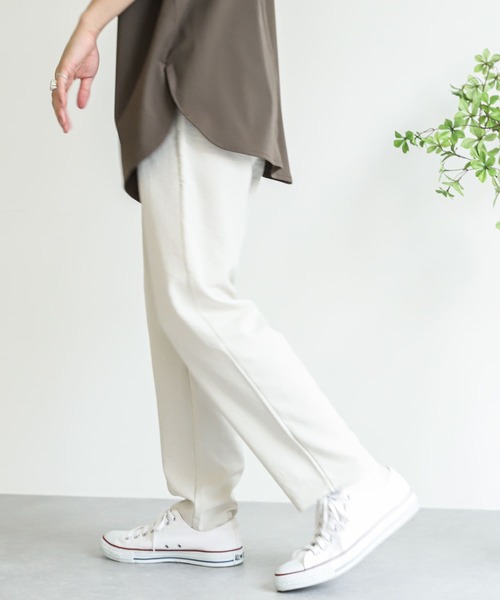 SENSE OF PLACE by URBAN RESEARCH（センスオブプレイスバイアーバンリサーチ）の「リネンライクテーパードパンツ（その他パンツ・メンズ・ブラウン/アイボリー/チャコールグレー/ミント/ブルー・MEDIUM/LARGE）」の2枚目の写真