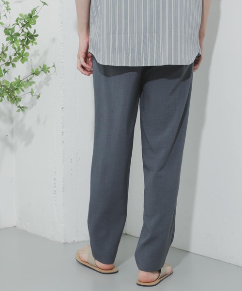 SENSE OF PLACE by URBAN RESEARCH（センスオブプレイスバイアーバンリサーチ）の「リネンライクテーパードパンツ（その他パンツ・メンズ・ブラウン/アイボリー/チャコールグレー/ミント/ブルー・MEDIUM/LARGE）」の19枚目の写真