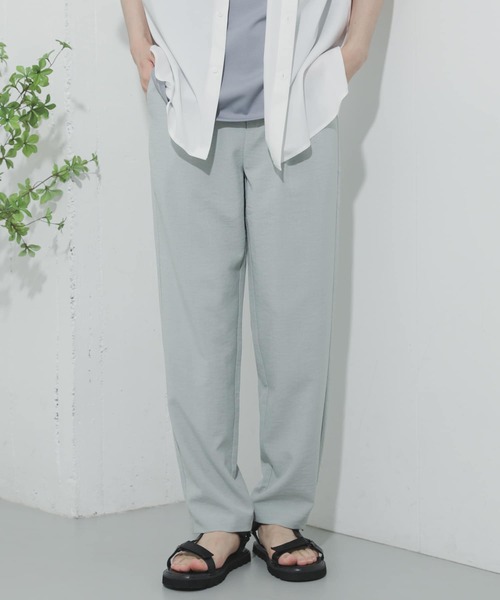 SENSE OF PLACE by URBAN RESEARCH（センスオブプレイスバイアーバンリサーチ）の「リネンライクテーパードパンツ（その他パンツ・メンズ・ブラウン/アイボリー/チャコールグレー/ミント/ブルー・MEDIUM/LARGE）」の21枚目の写真