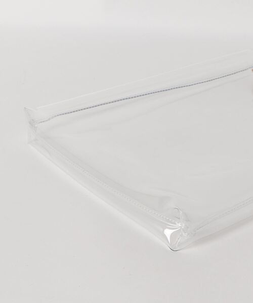 TASINAMI（タシナミ）の「TASINAMI クリアバッグトート (TA-2041)（トートバッグ・レディース・ベージュ/レッド/ホワイト・FREE）」の7枚目の写真