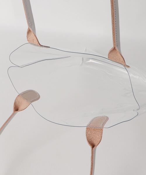 TASINAMI（タシナミ）の「TASINAMI クリアバッグトート (TA-2041)（トートバッグ・レディース・ベージュ/レッド/ホワイト・FREE）」の6枚目の写真