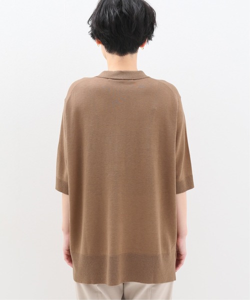 FRAMeWORK（フレームワーク）の「シルクリネンポロニット