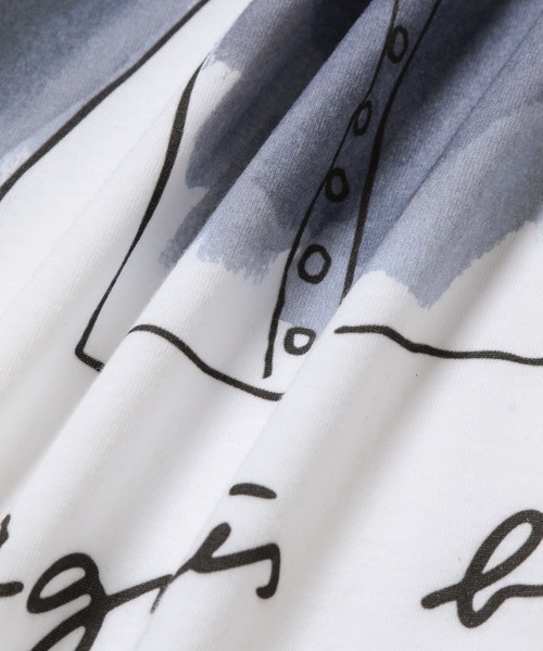 ADAM ET ROPE'（アダムエロペ）の「【agnes b. pour ADAM ET ROPE'】T-SHIRTS SERIGRAPHIE（Tシャツ/カットソー・レディース・ホワイト・M）」の7枚目の写真