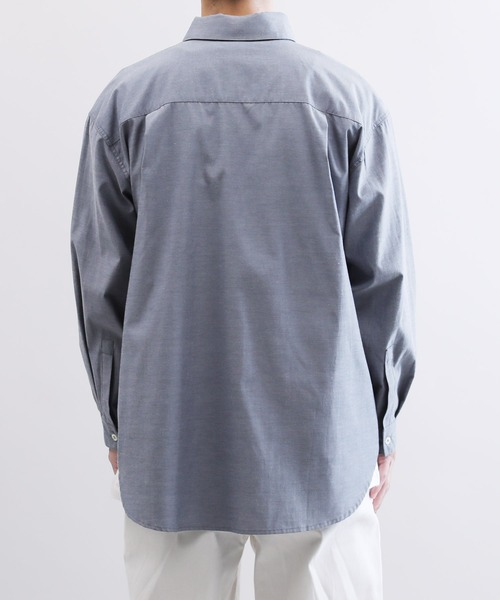 Air Tokyo(エアートウキョー)の「2WAY 仕様 レギュラー & バンドカラー シャツ(シャツ/ブラウス・メンズ・ネイビー・MEDIUM/LARGE)」の5枚目の写真