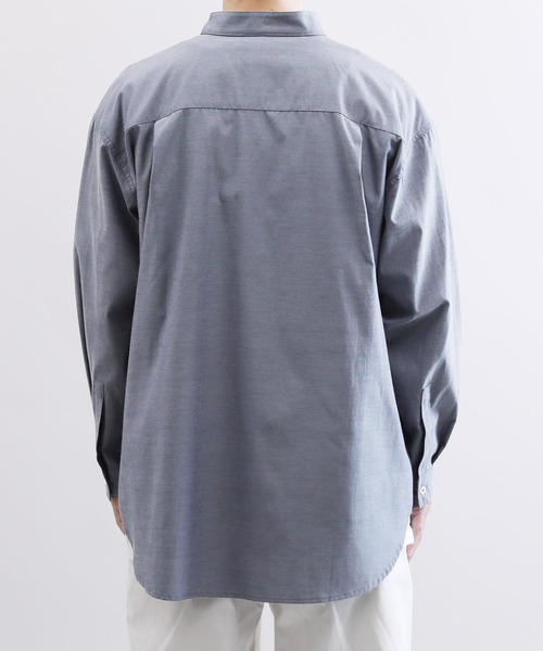 Air Tokyo(エアートウキョー)の「2WAY 仕様 レギュラー & バンドカラー シャツ(シャツ/ブラウス・メンズ・ネイビー・MEDIUM/LARGE)」の9枚目の写真