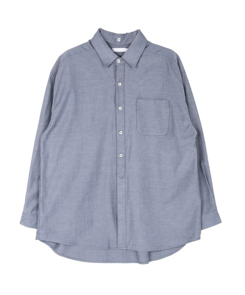 Air Tokyo(エアートウキョー)の「2WAY 仕様 レギュラー & バンドカラー シャツ(シャツ/ブラウス・メンズ・ネイビー・MEDIUM/LARGE)」の2枚目の写真