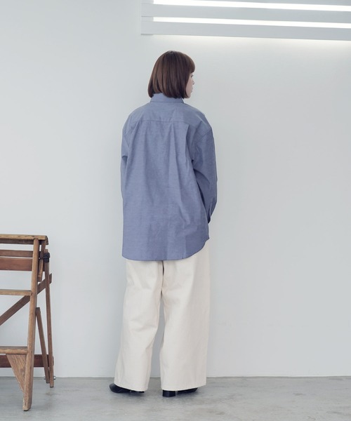 Air Tokyo(エアートウキョー)の「2WAY 仕様 レギュラー & バンドカラー シャツ(シャツ/ブラウス・メンズ・ネイビー・MEDIUM/LARGE)」の17枚目の写真