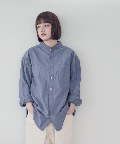 Air Tokyo(エアートウキョー)の「2WAY 仕様 レギュラー & バンドカラー シャツ(シャツ/ブラウス・メンズ・ネイビー・MEDIUM/LARGE)」の20枚目の写真