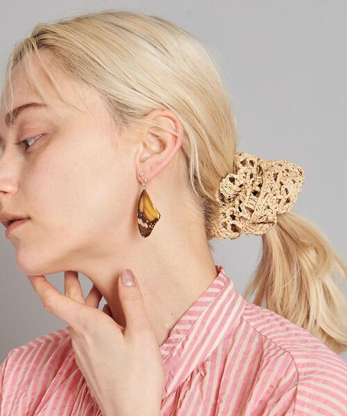 Steven EARRINGS YELLOW/ピアス（ピアス（両耳用