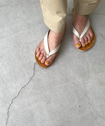 CANAL JEAN | from Lagoon(フロムラグーン) レザートングペタサンダル(サンダル)