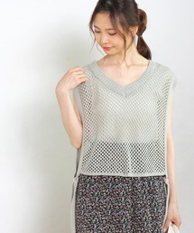 Crisp | メッシュニットベスト(ベスト)