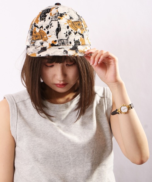 CIAO TOKYO（チャオトーキョー）の「CIAO TOKYO 総柄6パネルキャップ（キャップ・メンズ・B/G/E/A/C/D/F・FREE）」の6枚目の写真