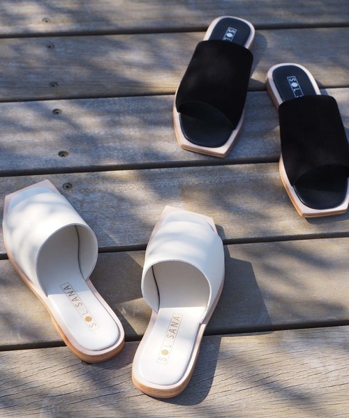 SOL SANA（ソルサナ）の「【 SOLSANA / ソルサナ】 Madonna Slide マドンナスライドサンダル/ホワイト（その他シューズ・レディース・オフホワイト・SMALL/MEDIUM）」の7枚目の写真