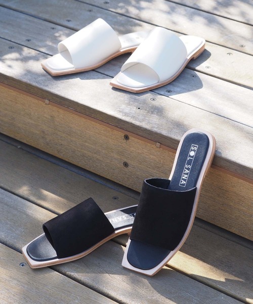 SOL SANA（ソルサナ）の「【 SOLSANA / ソルサナ】 Madonna Slide マドンナスライドサンダル/ホワイト（その他シューズ・レディース・オフホワイト・SMALL/MEDIUM）」の8枚目の写真