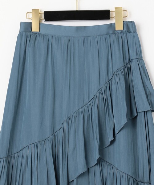 GRACE CONTINENTAL（グレースコンチネンタル）の「イレギュラーティアードスカート（スカート・レディース・ピンク/ブルー・38/36）」の12枚目の写真