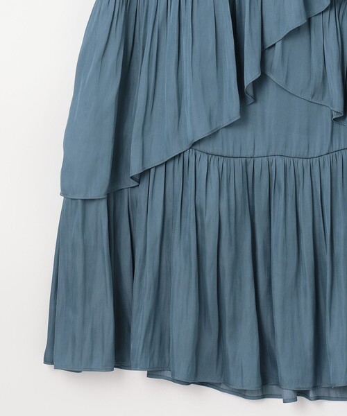 GRACE CONTINENTAL（グレースコンチネンタル）の「イレギュラーティアードスカート（スカート・レディース・ピンク/ブルー・38/36）」の14枚目の写真