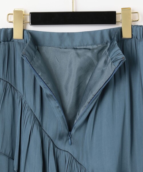 GRACE CONTINENTAL（グレースコンチネンタル）の「イレギュラーティアードスカート（スカート・レディース・ピンク/ブルー・38/36）」の18枚目の写真
