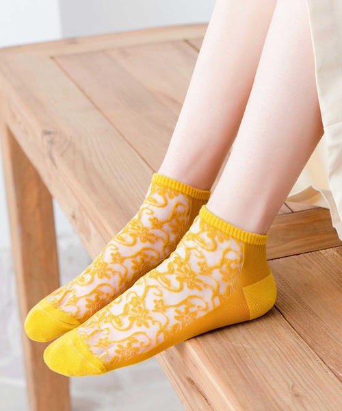 「kakko」(カッコ)の「レディース レースシースルー ショートソックス靴下(ソックス/靴下・レディース・A/B/C/D/E・FREE)」の10枚目の写真