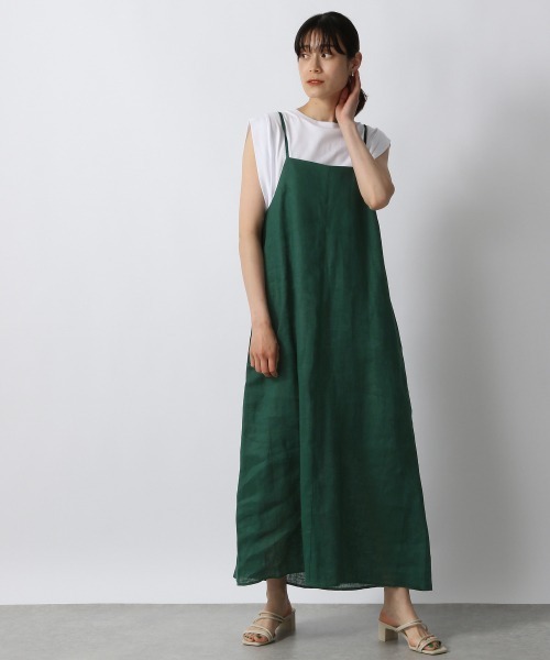 【k1029m】LCC ワンピース+LOWRYSFARMジャケット LOWRYS FARM（ローリーズファーム）の「カットキャミ