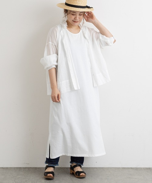 PUAL CE CIN（ピュアルセシン）の「【Du noir・WEB限定】3WAYシルケットワンピース（ワンピース・レディース・ホワイト/ブラック/グレー・FREE）」の7枚目の写真