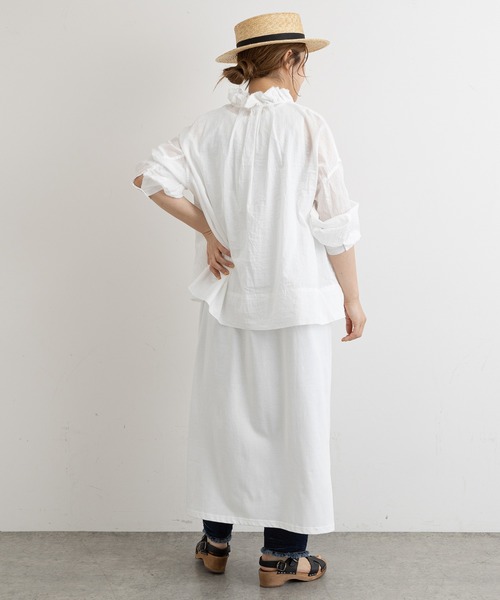 PUAL CE CIN（ピュアルセシン）の「【Du noir・WEB限定】3WAYシルケットワンピース（ワンピース・レディース・ホワイト/ブラック/グレー・FREE）」の8枚目の写真