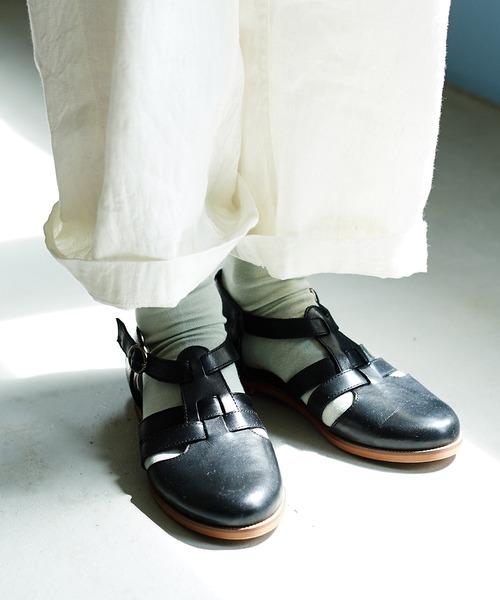 bulle de savon（ビュルデサボン）の「sone サンダル（サンダル・レディース・キナリ/ブラック・M/S）」の11枚目の写真