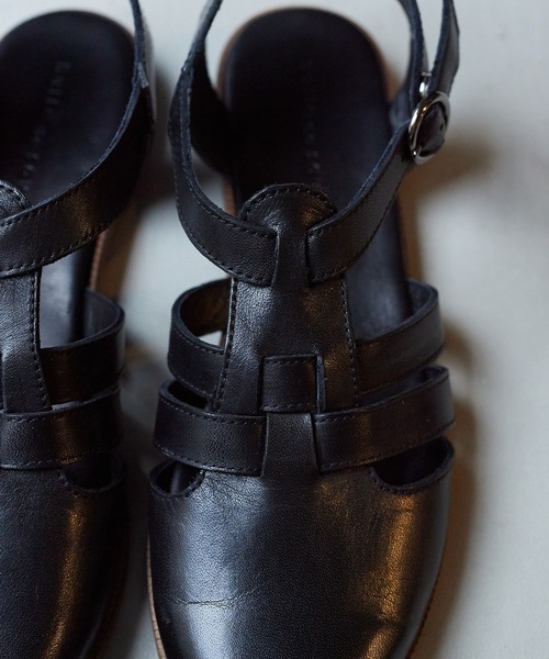 bulle de savon（ビュルデサボン）の「sone サンダル（サンダル・レディース・キナリ/ブラック・M/S）」の15枚目の写真