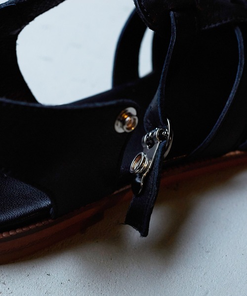 bulle de savon（ビュルデサボン）の「sone サンダル（サンダル・レディース・キナリ/ブラック・M/S）」の17枚目の写真