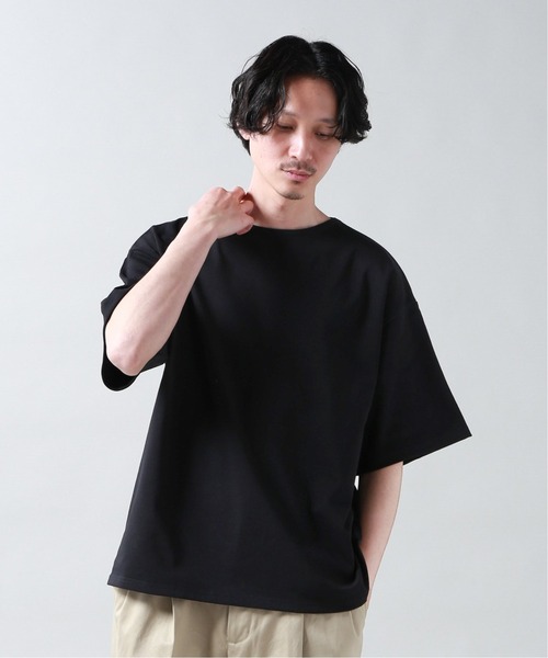 オーバーサイズ トップス オーバーサイズ ショートスリーブtシャツ Tシャツ カットソー Journal ボートネック ボートネック フレンチジャージー Standard ジャーナルスタンダード のファッション