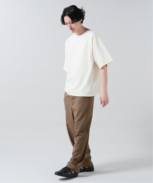 オーバーサイズ トップス オーバーサイズ ショートスリーブtシャツ Tシャツ カットソー Journal ボートネック ボートネック フレンチジャージー Standard ジャーナルスタンダード のファッション