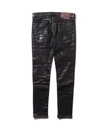 定価半額以下glamb パラフィンコートアンプラグド デニム ブラック glamb（グラム）の「Paraffin coat unplugged denim