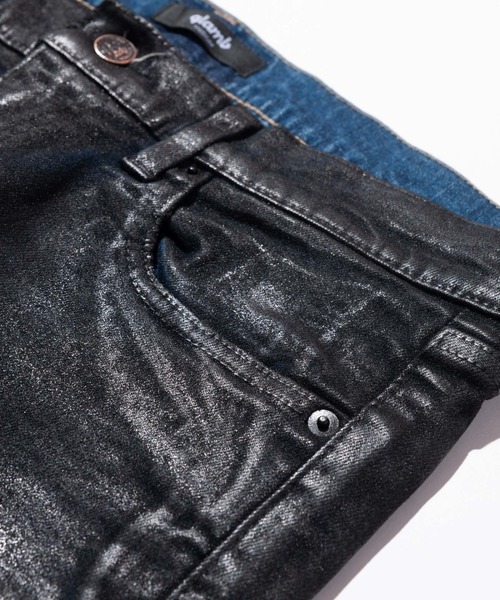 glamb（グラム）の「Paraffin coat unplugged denim