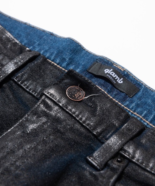 glamb（グラム）の「Paraffin coat unplugged denim