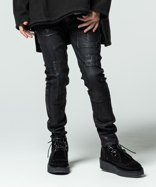 glamb（グラム）の「Paraffin coat unplugged denim