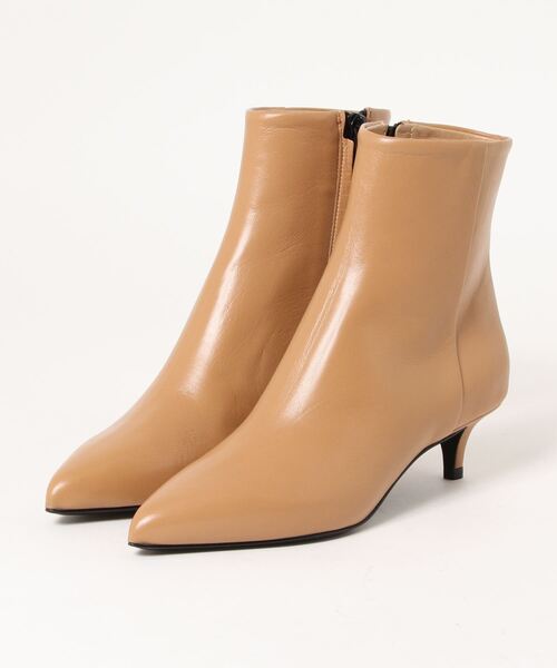 FABIO RUSCONI（ファビオルスコーニ）の「FABIO RUSCONI(ファビオ ルスコーニ)/ポインテッドトゥ ローヒール ショートブーツ（ブーツ・レディース・ブラック/アイボリー/ライトブラウン・38/39/36/37/35）」の5枚目の写真