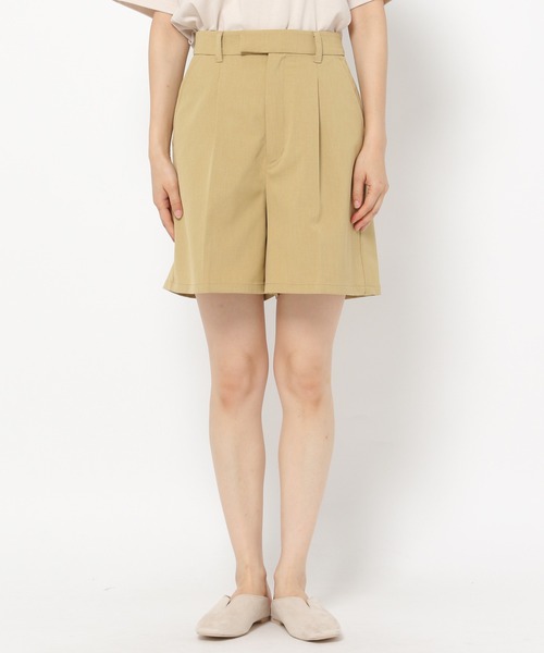mysty woman（ミスティウーマン）の「センタープレスショートパンツ 958780（その他パンツ・レディース・イエロー/アイボリー/モカ・FREE）」の11枚目の写真