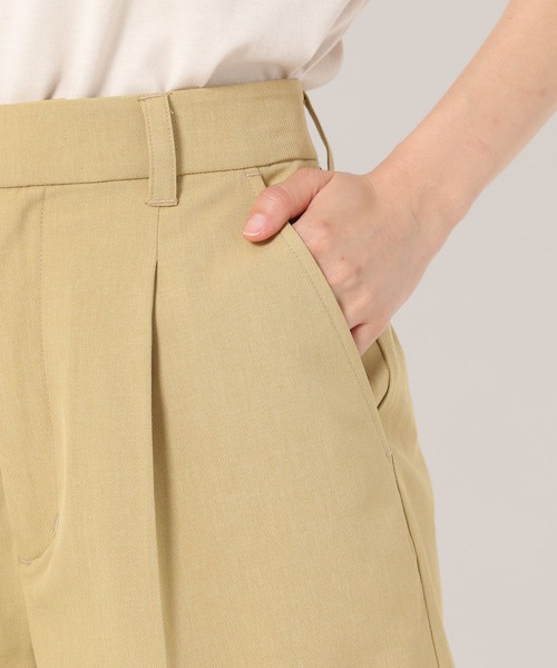 mysty woman（ミスティウーマン）の「センタープレスショートパンツ 958780（その他パンツ・レディース・イエロー/アイボリー/モカ・FREE）」の15枚目の写真