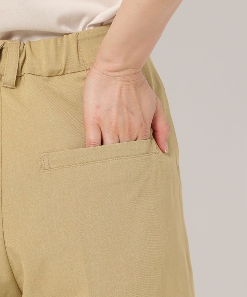 mysty woman（ミスティウーマン）の「センタープレスショートパンツ 958780（その他パンツ・レディース・イエロー/アイボリー/モカ・FREE）」の18枚目の写真